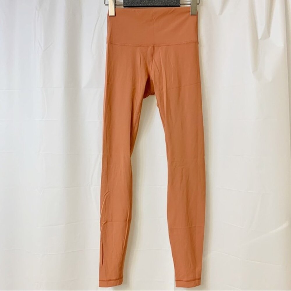 Lululemon Wunder Under High-Rise Tight 28" Full-On Luxtreme Rustic Coral Size 4